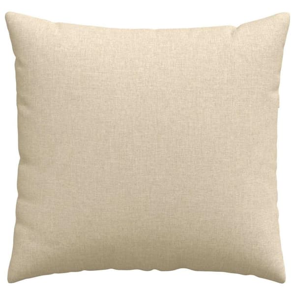 Sofakuddar 2 pcs Kräm 45 x 45 cm tyg