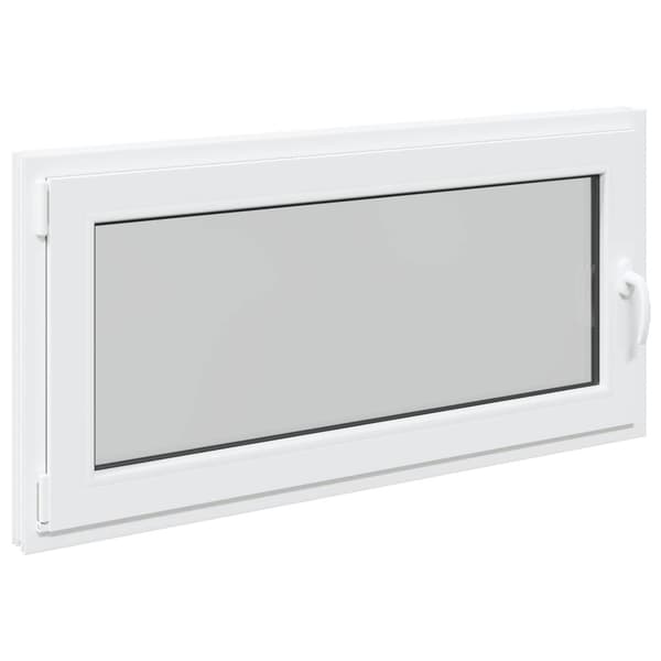 Källarfönster RISOR 120 x 60 cm PVC och glas Vit