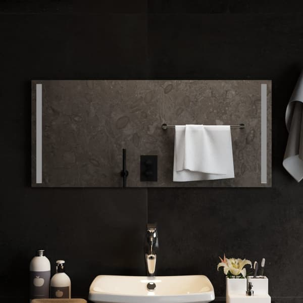 Badrumsspegel LED 90x40 cm