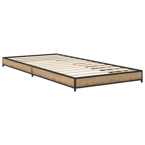 Sängram Artisan-ek 80 x 200 cm Konstruerat trä