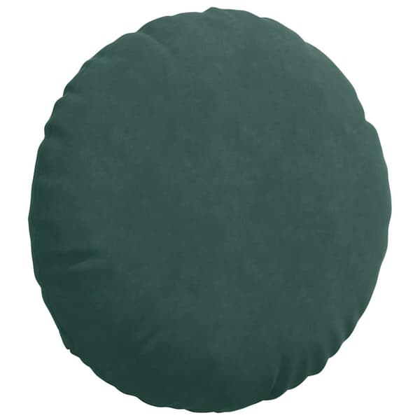 Sittkuddar 2 pcs Mörkgrön Ø 80 x 29 cm Sammet