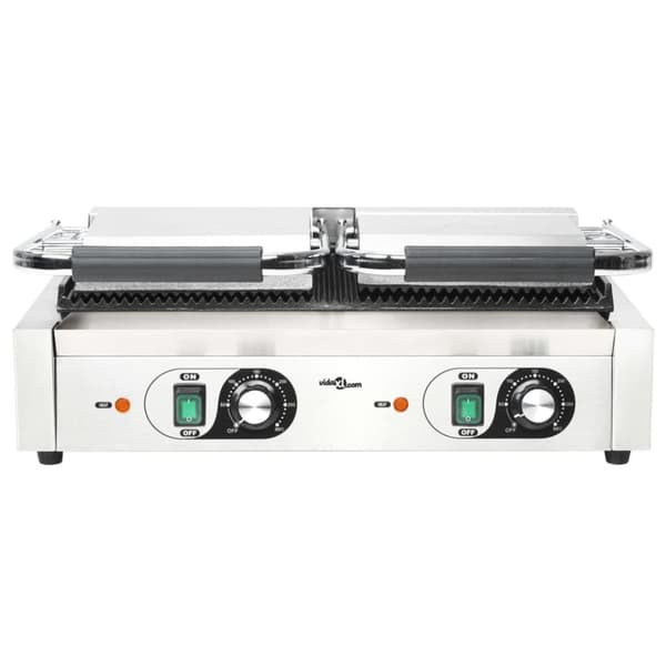 Paninigrill dubbel 3600 W 57x30,5x20 cm