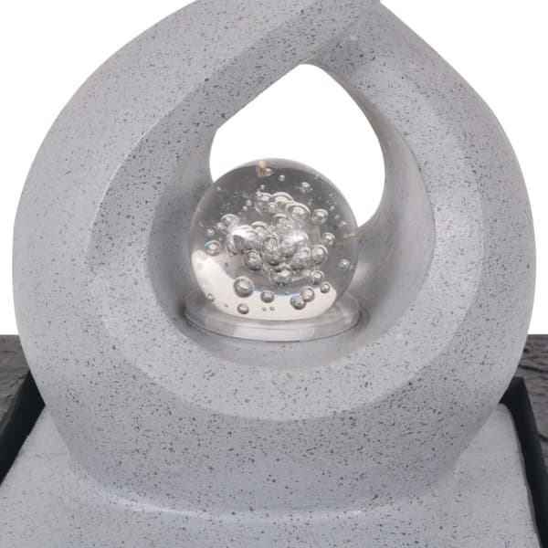 Inomhusfontän med LED polyresin