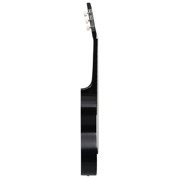 Gitarr för nybörjare och barn klassisk svart 1/2 34"