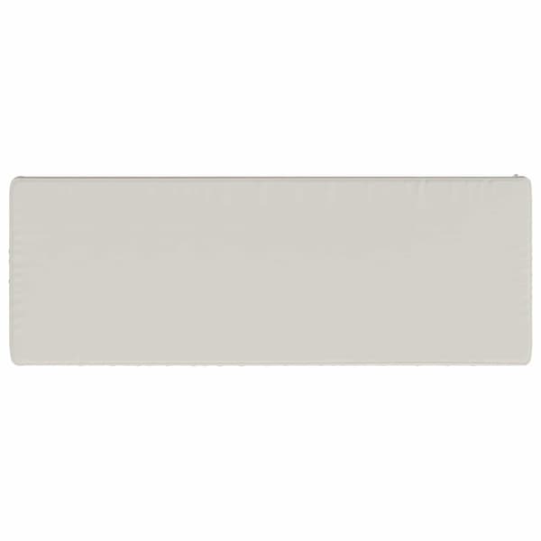 1-delad Bänk Kudde VUGHT 100% Polyester Vit 110 x 40 x 5 cm