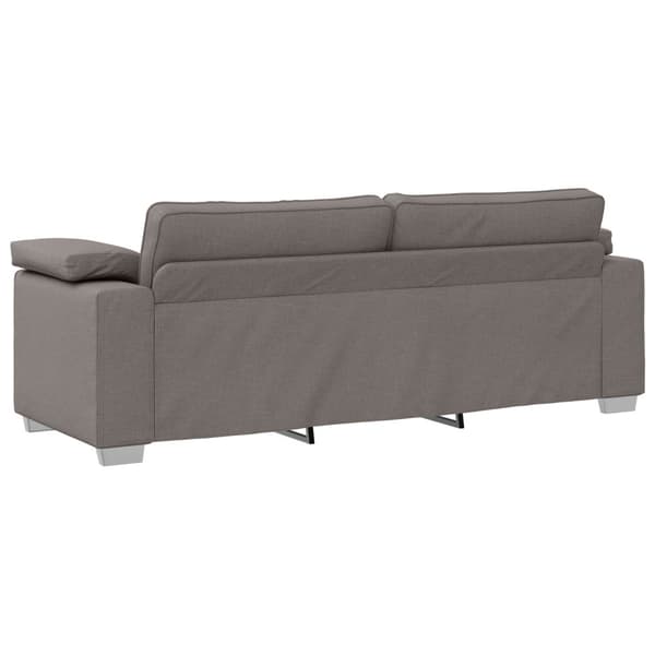 Soffa 2 pcs Taupe 219 x 80 x 82 cm tyg