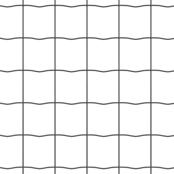 Stängsel med stolpe Grå 1 x 25 m Stål