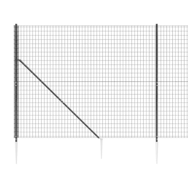 Stängsel med markspett antracit 1,6x25 m
