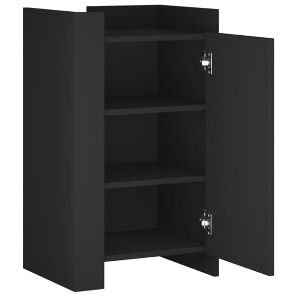 Skänk svart 45x35x75 cm konstruerat trä