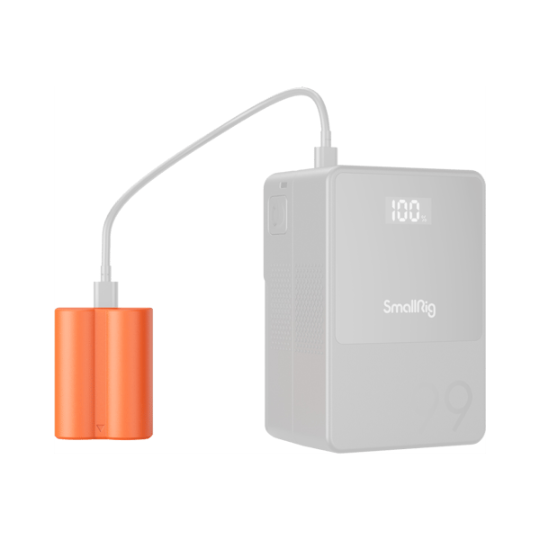 SmallRig 4970 NP-W235 USB-C Rechargeable Camera Battery Orange