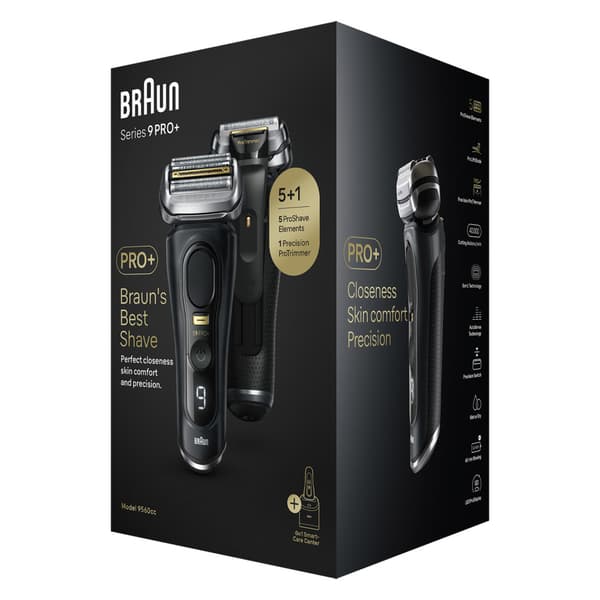 Braun Series 9 Pro+ 9560cc Trimmer Svart