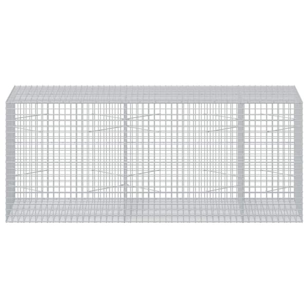 Gabion med 3,5 mm tråd och 5x5 cm nät 250x100x100 cm