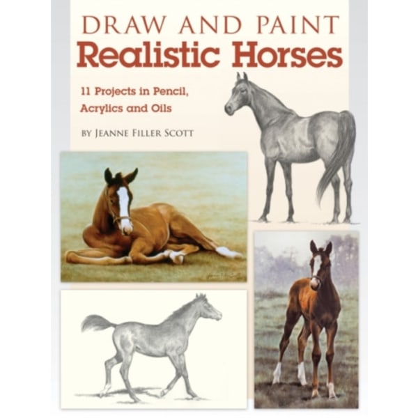 Draw and Paint Realistic Horses (häftad, eng)