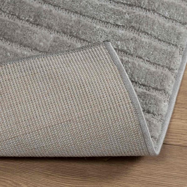 Områdesmattor Rektangulär GALATI Grå 230 x 160 cm Polyester