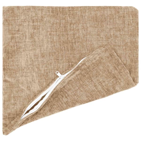 Kudde 12 st HEERLEN Taupe 45 x 45 cm Chenilletyg