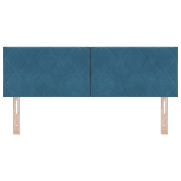 LED huvuddyna Mörkblå 144 cm Sammet