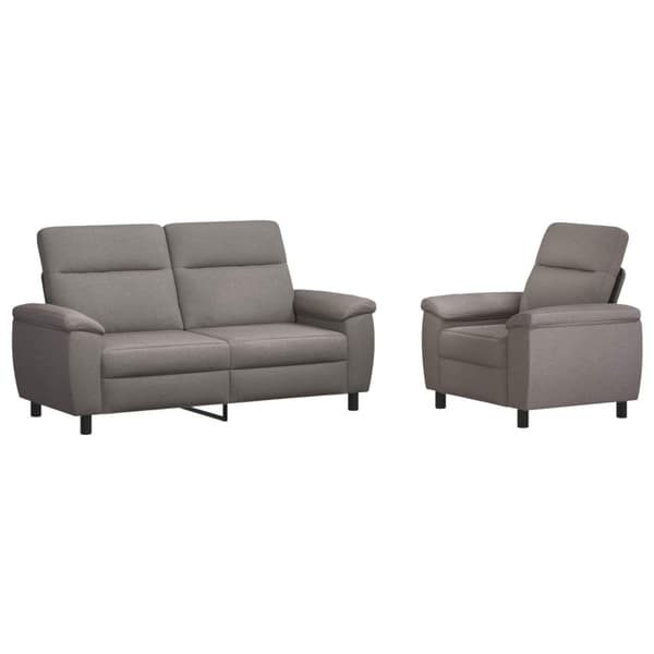Soffset 2 st Taupe Tyg