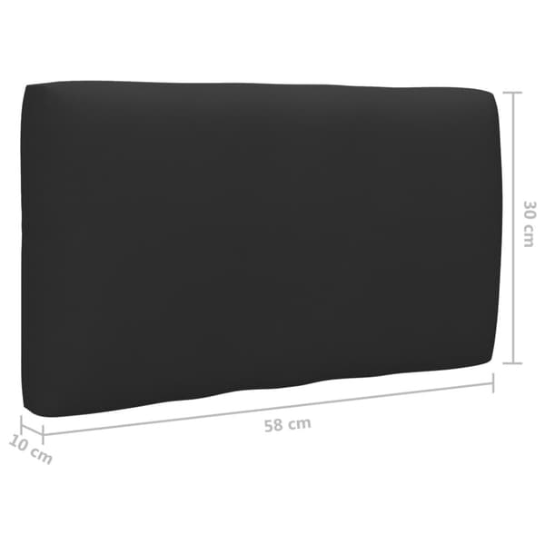 Pallsoffa 2-sits med dynor impregnerad furu