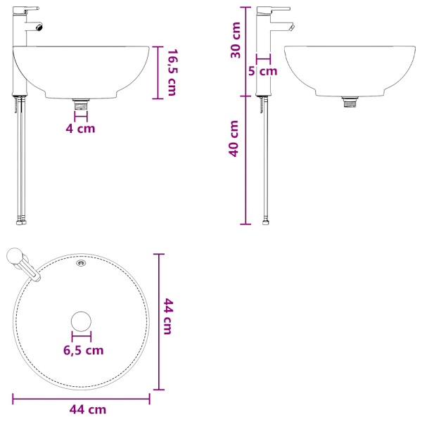 Badrumsmöbelset 2 pcs Grå Sonoma Konstruerat trä