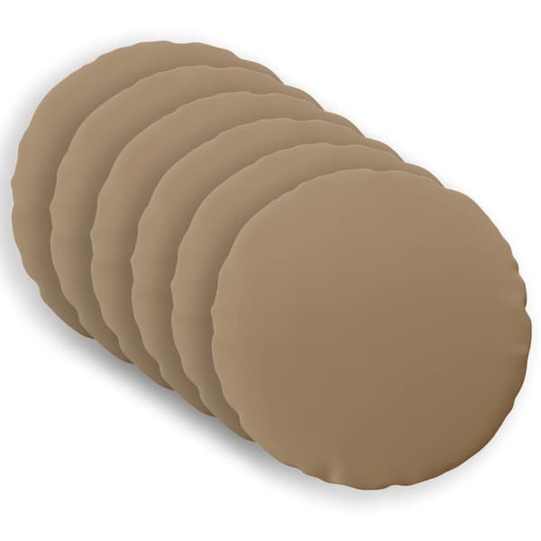 Kudde med kudde HEERLEN 6 st Taupe Polyester