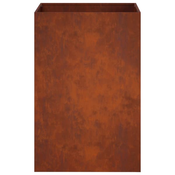 Trädgårdsplanterare 2 st Rostig 50 x 50 x 75 cm