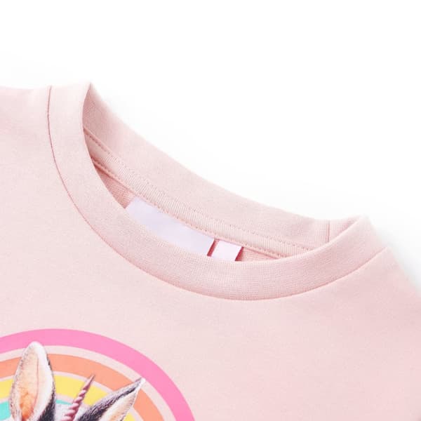 Barntröja ljus rosa 128