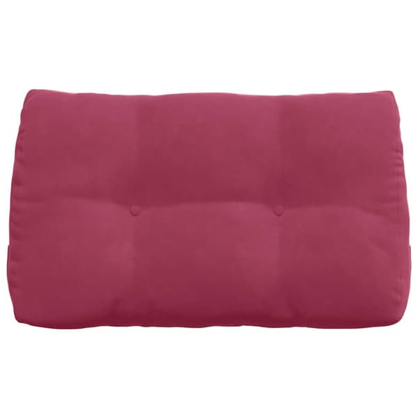 Ryggkudde Vinröd 80 x 24 x 50 cm Sammet