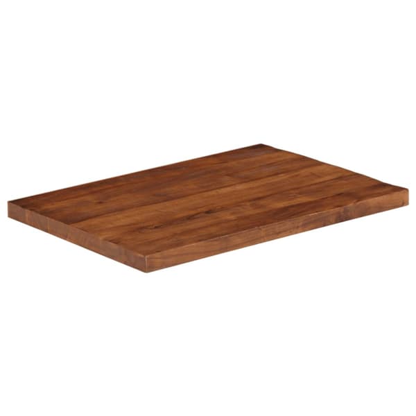 Bordsskiva 90x70x2,5 cm rektangulär massivt återvunnet trä
