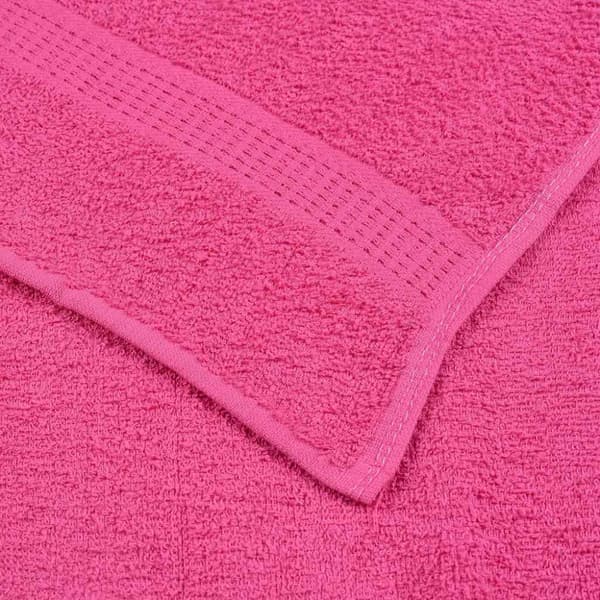 Duschhanddukar FROGN 4 st rosa 70x140 cm 360 gsm