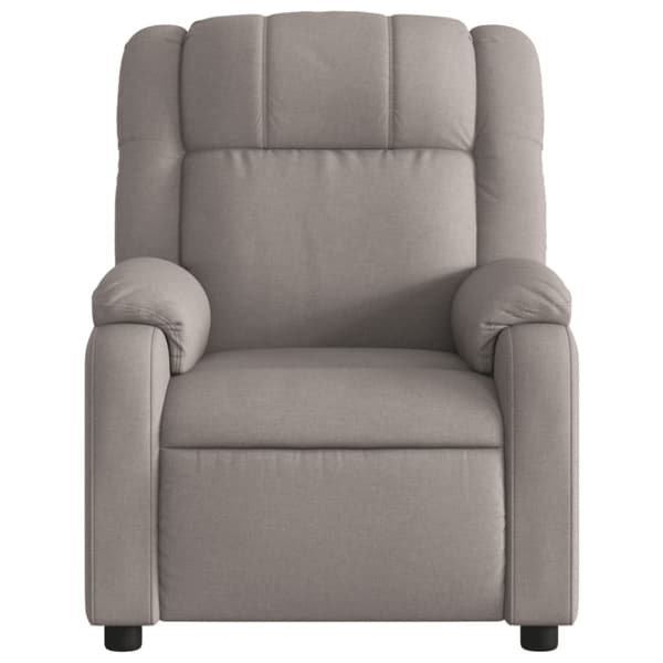 Reclinerfåtölj taupe tyg