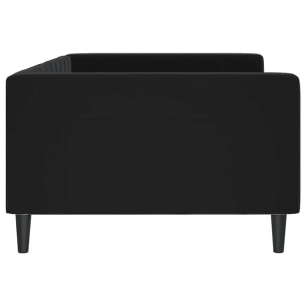 Dagbädd svart 100x200 cm sammet