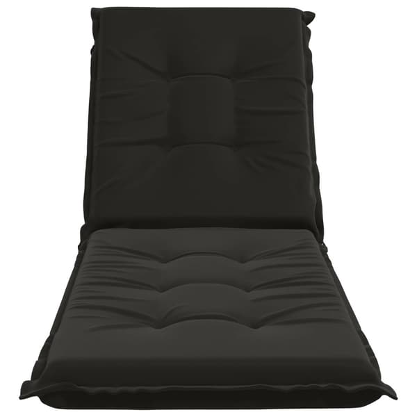 Solstol Kudde GEMERT 100% Polyester Svart 190 x 60 x 9 cm