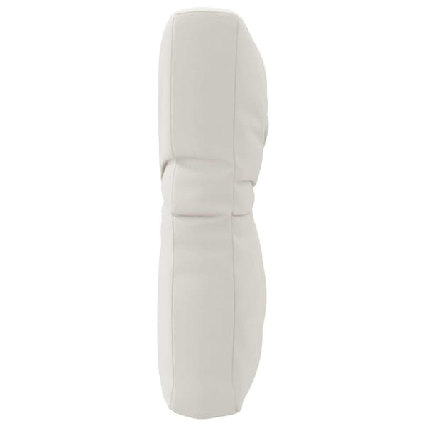 Pallryggkudde VIANEN 100% Polyester Vit 70 x 50 x 12 cm