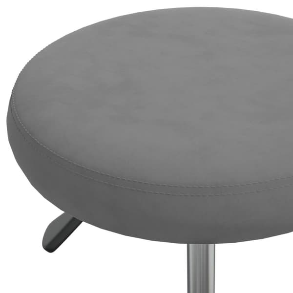 Massagepall mörkgrå sammet