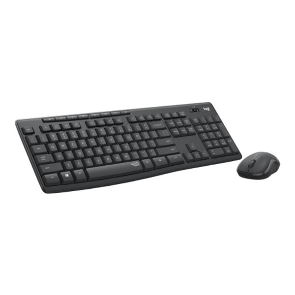 Logitech MK295 Silent - sats med tangentbord och mus - QWERTZ - tjeckiska - grafit Inmatningsenhet
