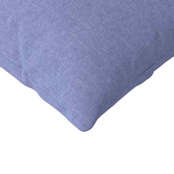 Sofakuddar 2 pcs Jeansblå 200 x 40 cm tyg