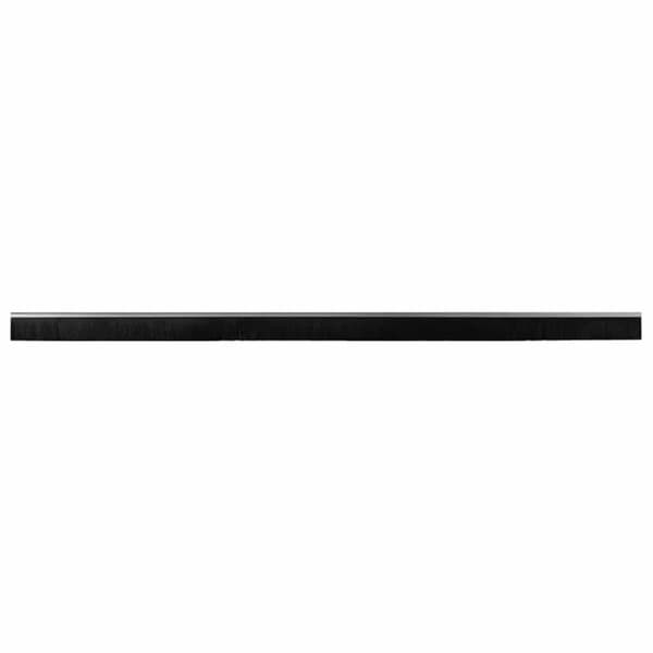 Självhäftande dörrborstlist 2 pcs Silver 100 cm