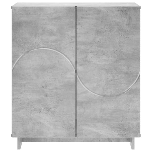 Skänk Betonggrå 67 x 34,5 x 75 cm Konstruerat trä