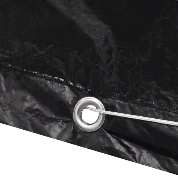 Överdrag för trädgårdsmöbler 2 st 8 öljetter 140x70x90 cm