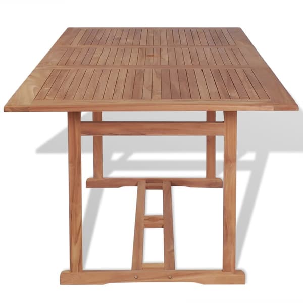 Trädgårdsbord 180x90x75 cm massiv teak