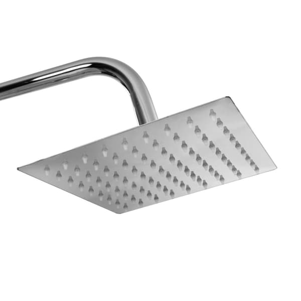 Dusch med handdusch rostfritt stål