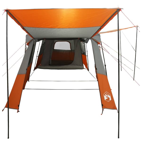 3 person Grå och orange 185T Polyester med PU-beläggning