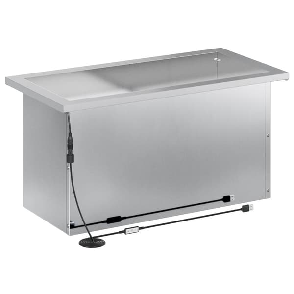 Odlingslåda med LED Silver 30 x 60 x 30 cm Galvaniserat stål