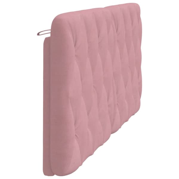 Headboard Cushion Pink 180 cm Velvet