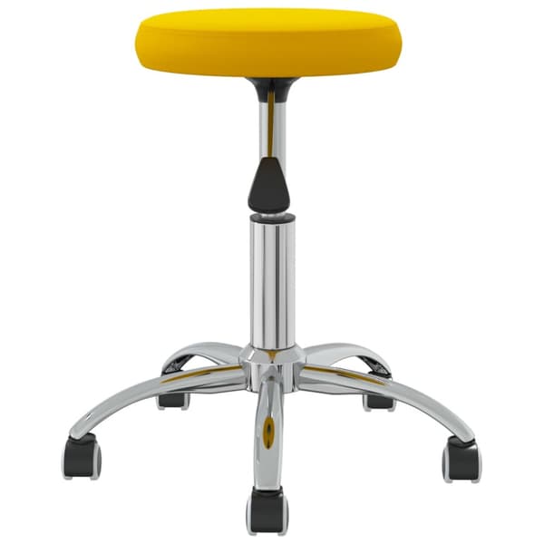 Massagepall senapsgul sammet