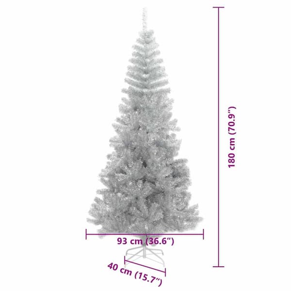 Julgran Silver 180 cm PET