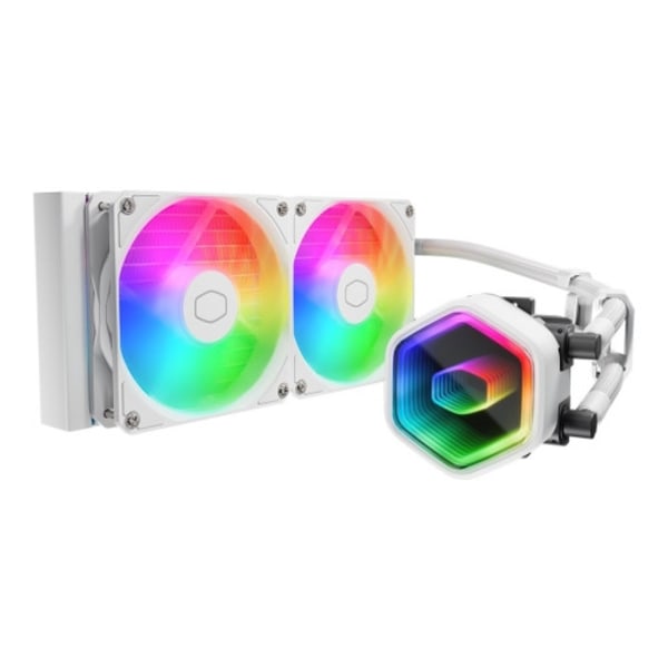 Cooler Master MasterLiquid 240 Core II - kylsystem med vätska till processorn Vit