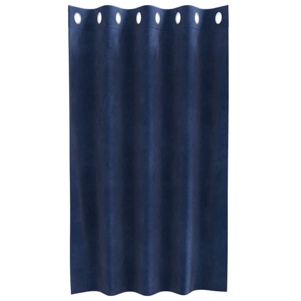 Mörkläggningsgardiner 2 pcs Mörkblå 140 x 140 cm Sammet