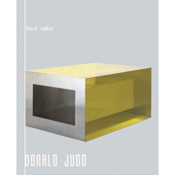 Donald Judd (häftad, eng)