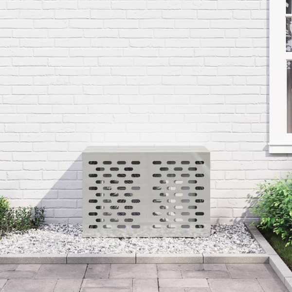 Täckning för Luftkonditionering Silver 90 x 40 x 60 cm